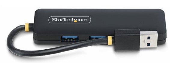 USB- Hub 4-porttinen USB 3.0, musta 4 x USB 3.2 Gen 1