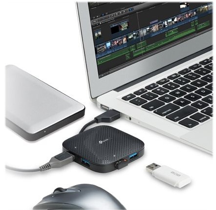 USB- Hub 4-porttinen USB 3.0, musta TP-Link UH400 - Image 6