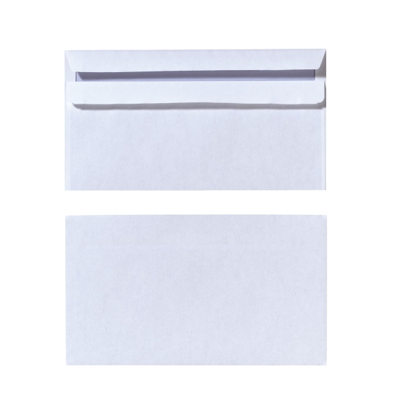 KIRJEKUORI DL 114×229 25 KPL ITSELIIMAUTUVA VALKOINEN HERLITZ