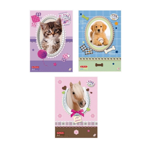 PIIRUSTUSLEHTIÖ A4/75 PRETTY PETS