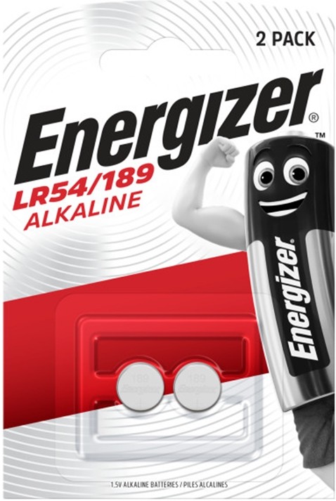 NAPPIPARISTO/2 KPL, LR54/189 ENERGIZER ALKALI