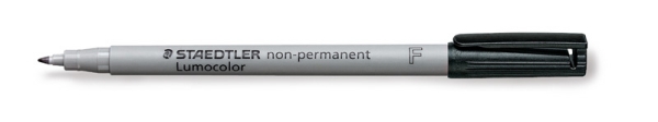 MERKINTÄTUSSI 0,6 MM F VESILIUKOINEN MUSTA STAEDTLER 316-9