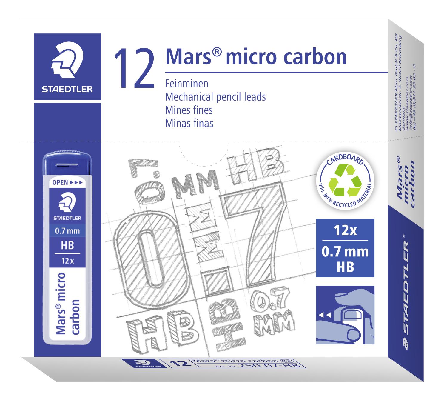 LYIJYT 0.7 MM HB 12 KPL MARSMICRO STAEDTLER - Image 2