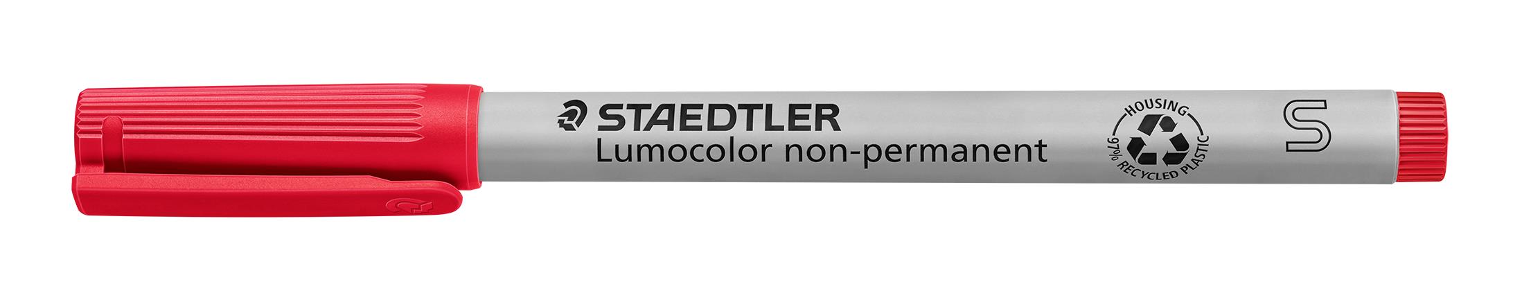 MERKINTÄTUSSI 0,4 MM S VESILIUKOINEN PUNAINEN STAEDTLER 311-2 - Image 2