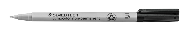 MERKINTÄTUSSI 0,4 MM S VESILIUKOINEN MUSTA STAEDTLER 311-9