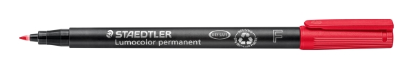 MERKINTÄTUSSI 0,6 MM F SPRIILIUKOINEN PUNAINEN STAEDTLER 318-2