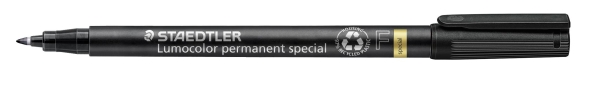 MERKINTÄTUSSI 0,6 MM F SPRIILIUKOINEN MUSTA SPECIAL 319 F-9 STAEDTLER