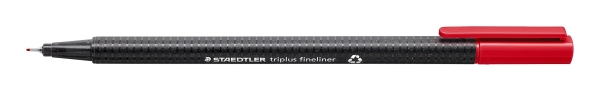 KUITUKÄRKIKYNÄ 0,3 MM PUNAINEN TRIPLUS DRY SAFE STAEDTLER 334-2