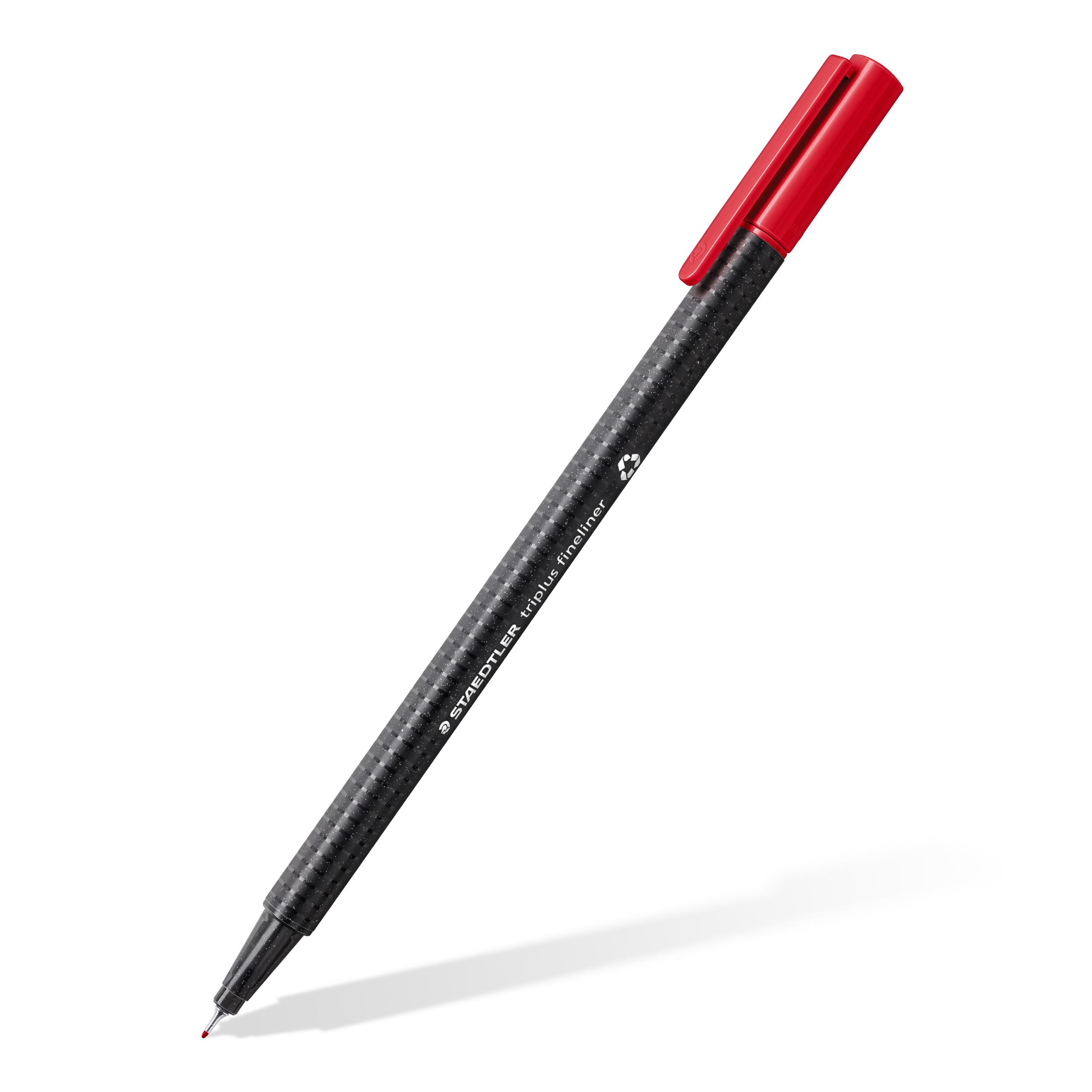 KUITUKÄRKIKYNÄ 0,3 MM PUNAINEN TRIPLUS DRY SAFE STAEDTLER 334-2 - Image 3