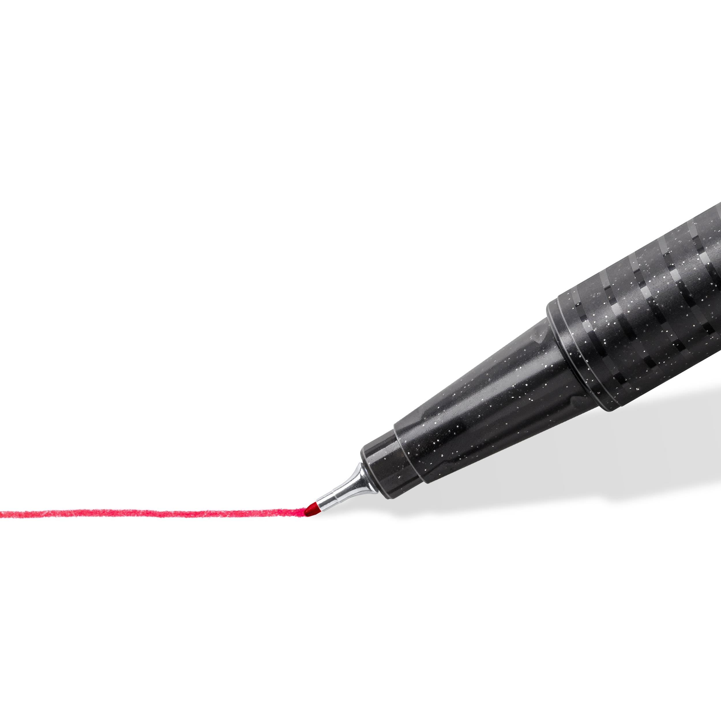 KUITUKÄRKIKYNÄ 0,3 MM PUNAINEN TRIPLUS DRY SAFE STAEDTLER 334-2 - Image 4