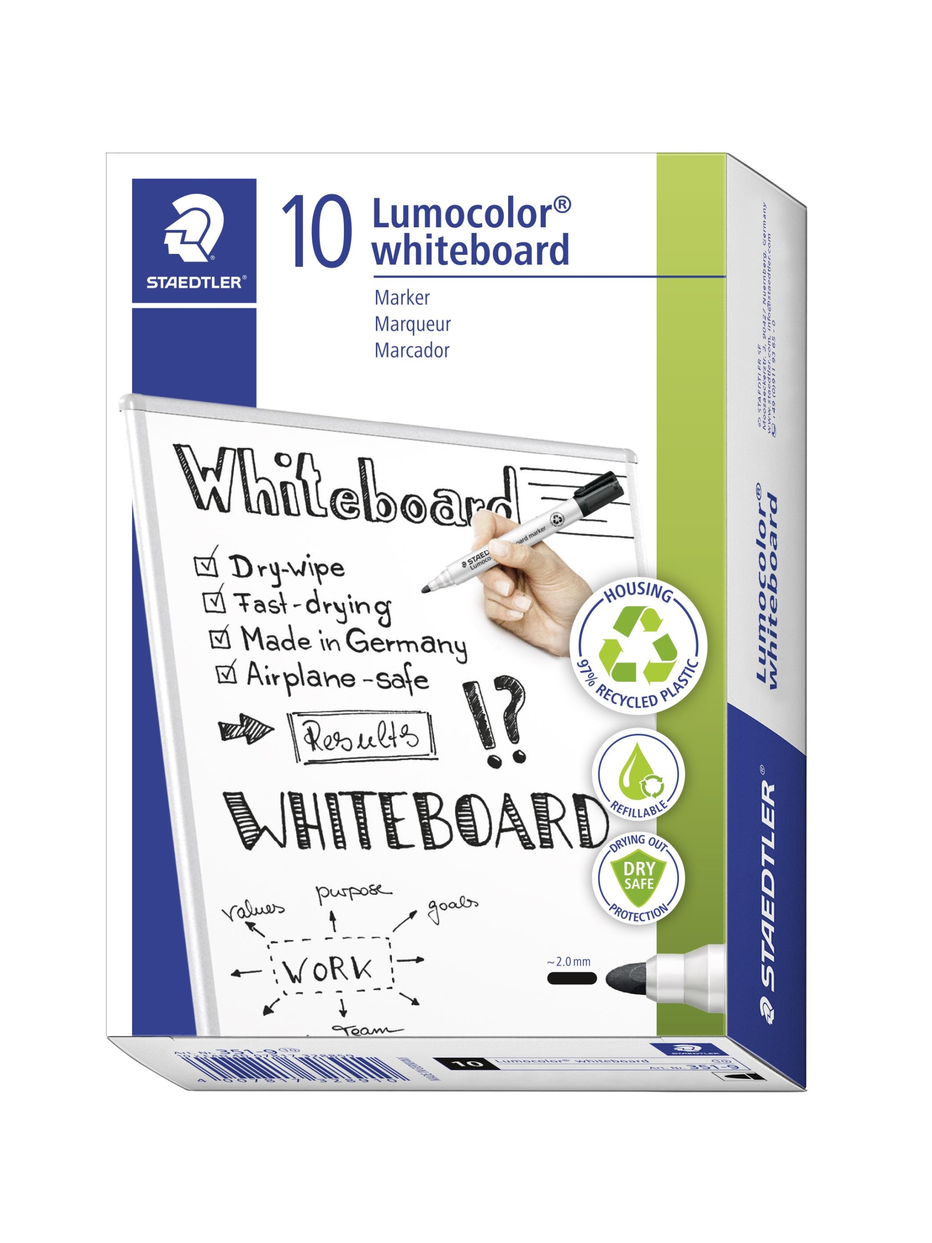 VALKOTAULUTUSSI 2 MM MUSTA PYÖREÄ KÄRKI 351-9 STAEDTLER - Image 3