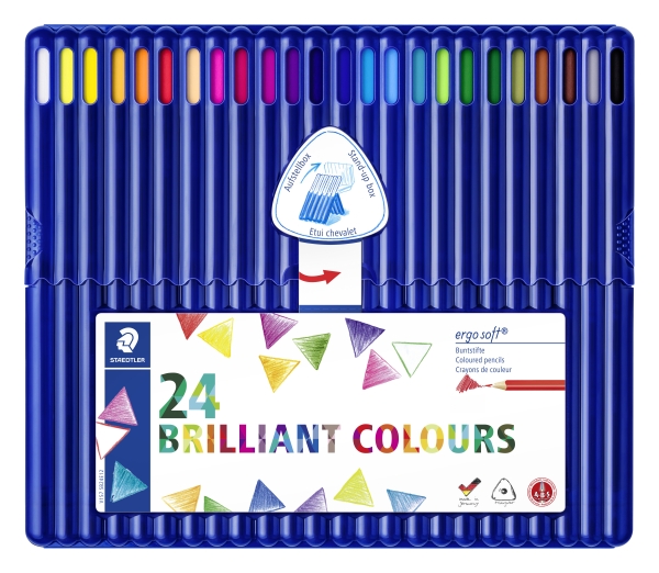 PUUVÄRIT 24 KPL ERGOSOFT 157 SB24 STAEDTLER