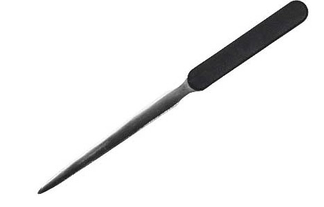 PAPERIVEITSI 21 CM TERÄS MUSTA/KROMI