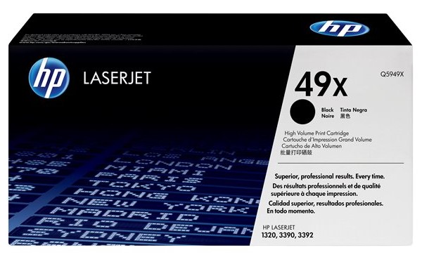 HP LJ 1320 MUSTA – MAX KAP., 6 000 SIVUA (Q5949X)