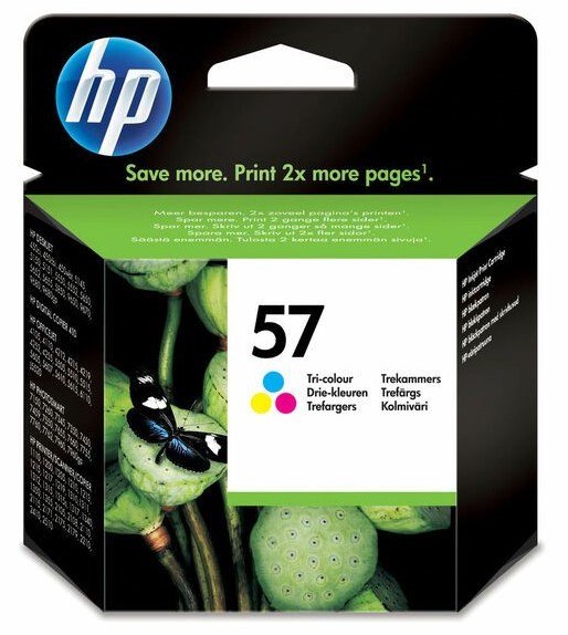 HP NO 57 17ML DJ 450C/4215/4255/5550 3-VÄRI(C6657AE#UUS)