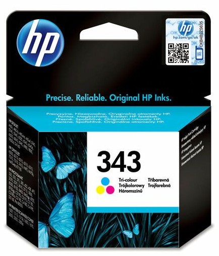 HP Mustepatruuna NO 343 3-VÄRI 7ML (C8766EE#UUS)