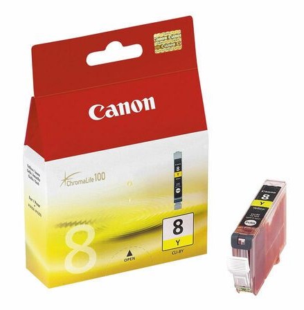 Canon Mustepatruuna BJ CLI-8Y keltainen PIXMA IJ (0623B001)