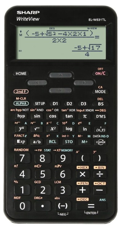 Funktiolaskin Sharp ELW531TL musta