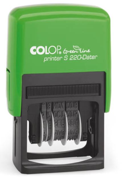 PÄIVÄYSLEIMASIN COLOP S220, Green Line