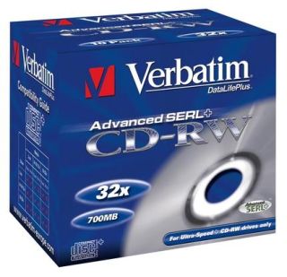 CD-RW DATALIFEPLUS 24X 700MB VERBATIM (GE)