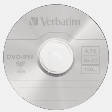 DVD-RW 1 KPL 4X 4,7 GB MATT SILVER VERBATIM - Image 3