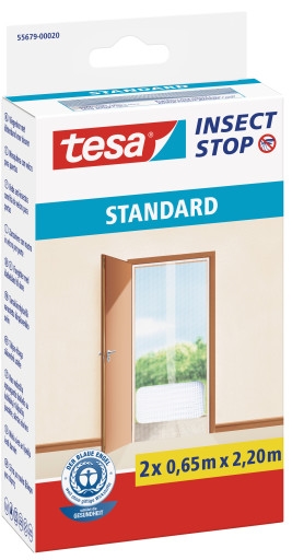 HYÖNTEISVERKKO OVIIN 2X650X2200 STANDARD VALKOINEN TESA