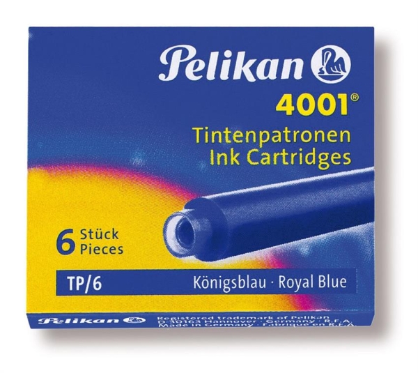 VAIHTOSÄILIÖ 6 KPL/RAS ROYAL BLUE PELIKAN 4001