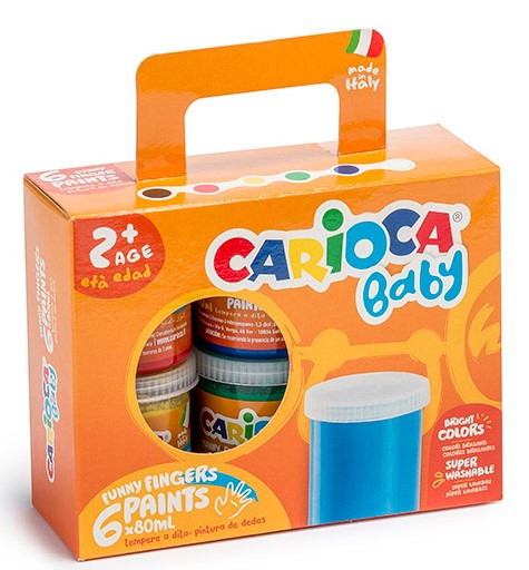 Sormivärilajitelma Carioca 6x80ml