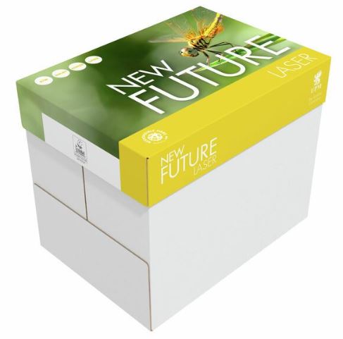 Kopiopaperi A4/80 g 500 arkkia 8-12 rei'itys, New Future Laser - Image 2