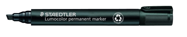 MERKINTÄTUSSI 2-5 MM VIISTOKÄRKI MUSTA STAEDTLER