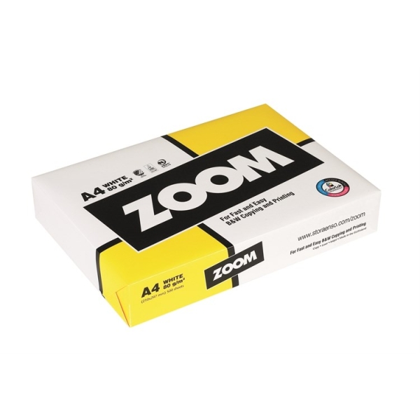 Kopiopaperi Zoom A4 80g 500 arkkia