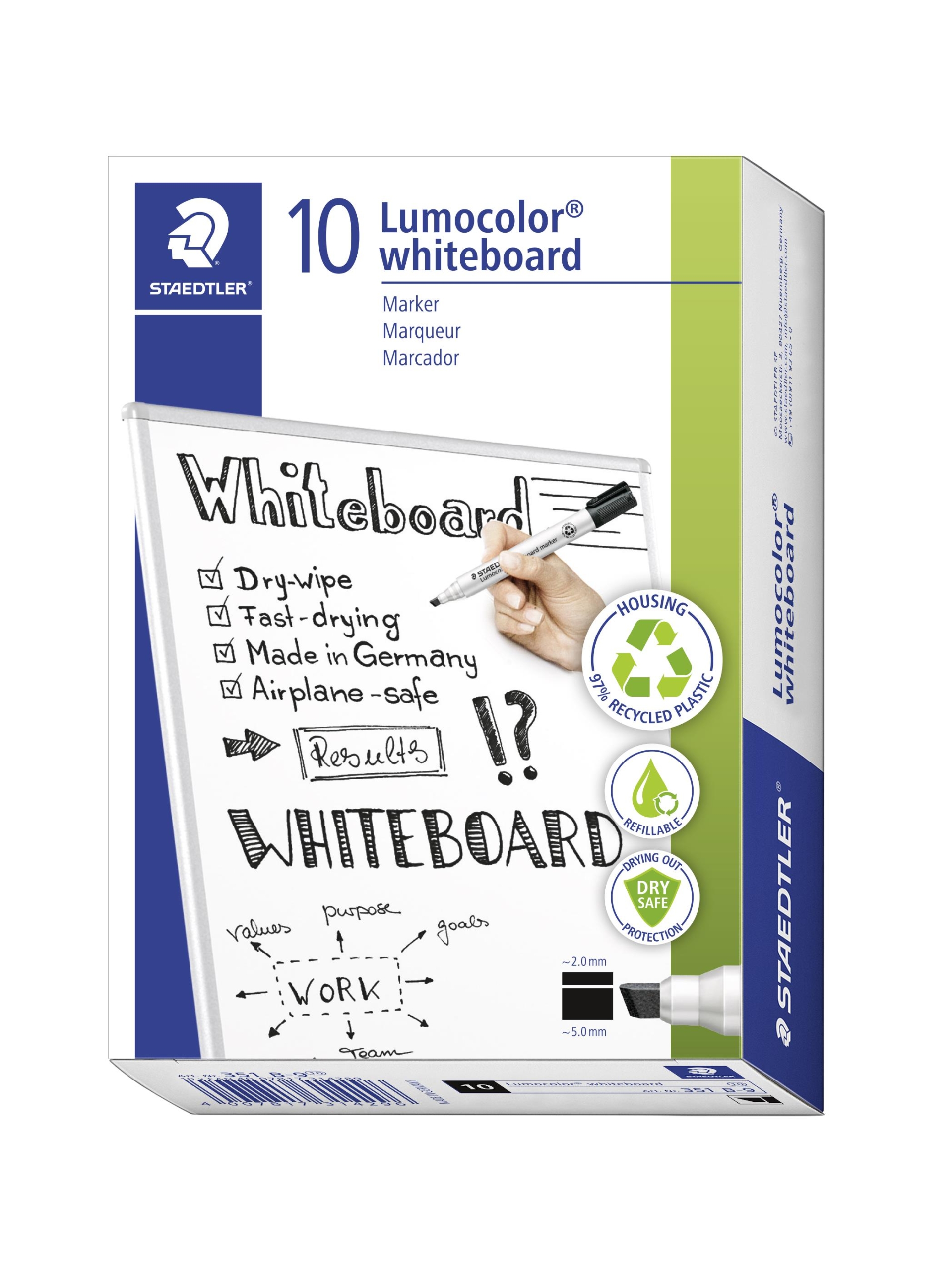 VALKOTAULUTUSSI 2-5 MM MUSTA VIISTOKÄRKI STAEDTLER - Image 3