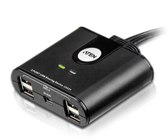 USB 2.0 kytkin ATEN US224-AT manuaalinen
