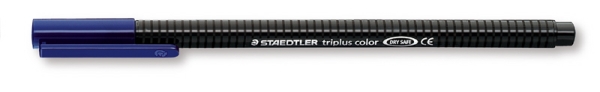 HUOPAKYNÄ 1 MM MUSTA TRIPLUS COLOR (323-9)