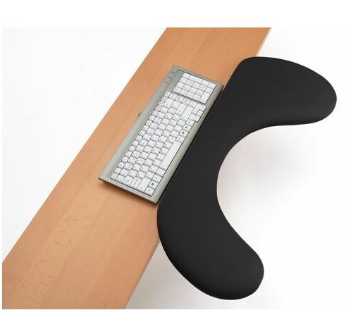 KYYNÄRTUKI ERGONOMIC, LYCRA 70 CM, MUSTA