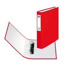 RENGASKANSIO A5 PP 25 MM PROTECT 2-R PUNAINEN