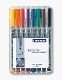 MERKINTÄTUSSI 1-2,5 MM B SPRIILIUKOINEN 8 KPL STAEDTLER 314 WP8