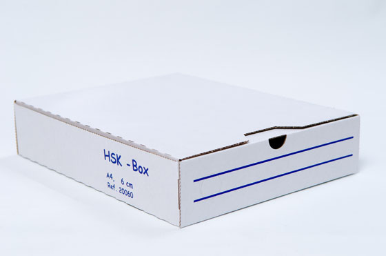 ARKISTOINTIBOXI CLASSIC A4 6 CM VALKOINEN (20060)