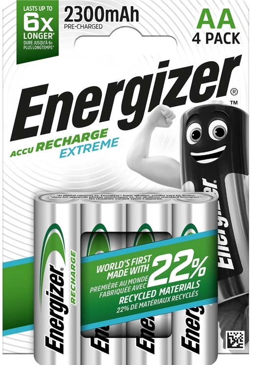 PARISTO ENERGIZER EXTREME AA 2300 LAD.AKKU /4 KPL