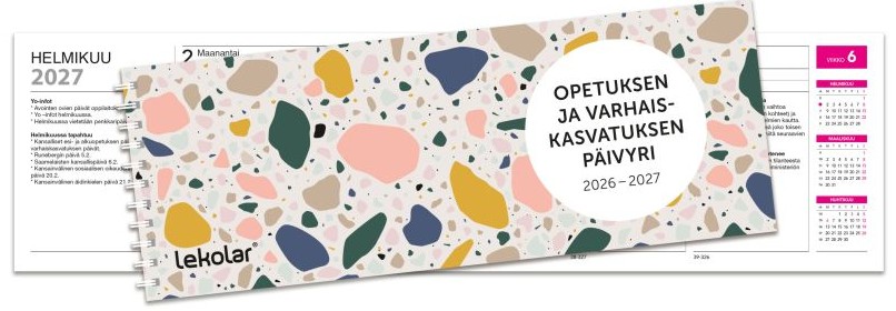 Opetuksen ja varhaiskasvatuksen päivyri 2026-2027