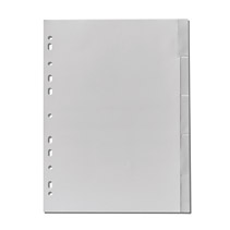 KANSIOREKISTERI A4 PP 5-OS. BLANCO HARMAA