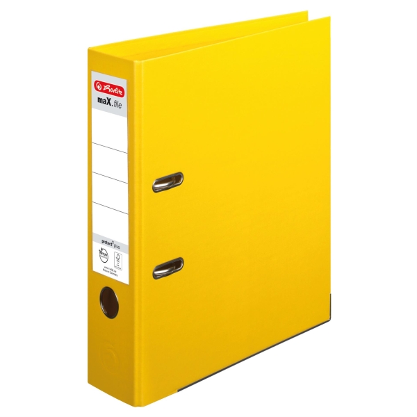 MAPPI A4 8 CM PP PROTECT PLUS KELTAINEN HERLITZ