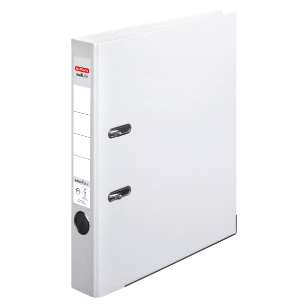 MAPPI A4 5 CM PP PROTECT PLUS VALKOINEN HERLITZ