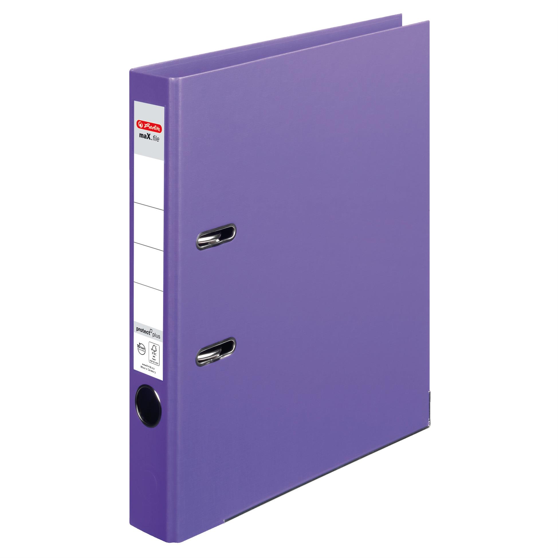 MAPPI A4 5 CM PP PROTECT PLUS LILA HERLITZ