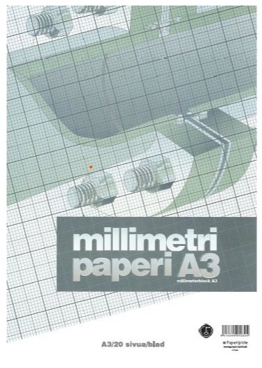 MILLIMETRIPAPERILEHTIÖ A3/20