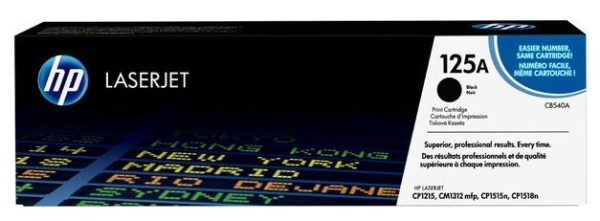 HP Color LJ CP-1215/1515/1518 Musta 2 200 s. (CB540A)