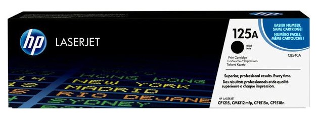 HP Color LJ CP-1215/1515/1518 Musta 2 200 s. (CB540A)