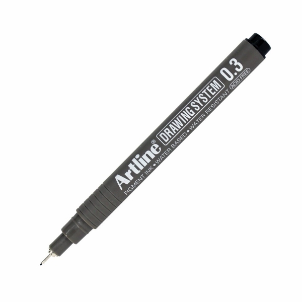 Tekninen piirustuskynä EK-233 Artline DrawingSystem, 0,3 mm, musta