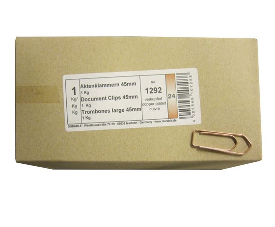 PAPERILIITIN 45 MM 1 KG KUPAROITU DURABLE