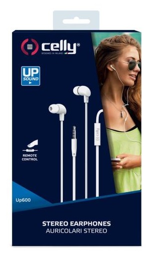 Celly Stereo kuulokkeet 3.5 MM valkoinen ( UP600WH ) - Image 3